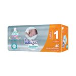 PAÑAL INFANTIL BBTIPS RECIEN NACIDO TALLA 1 40 PZA.