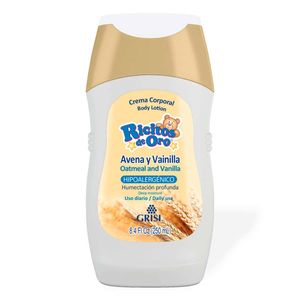 Crema Corporal Ricitos De Oro Avena/Vainilla 250 g