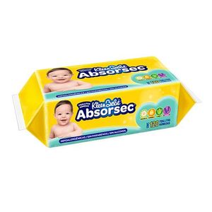 Toallitas Humedas Absorsec 120 Piezas