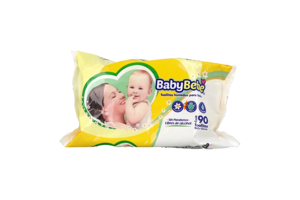 Toallitas Humedas Baby Bebe 90 Piezas - Farmacias Klyns