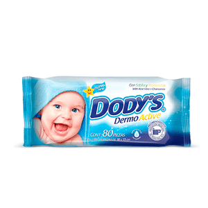 Toallitas Humedas Dody's Azul 80 Piezas