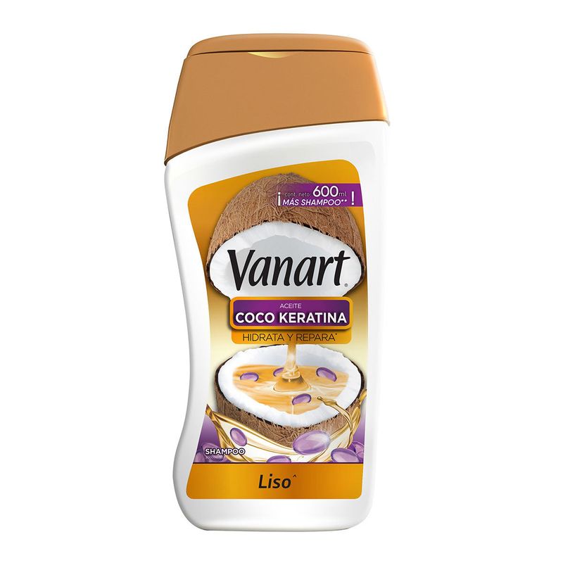 Shampoo-Vanart-Liso-Coco-Keratina-600-mL