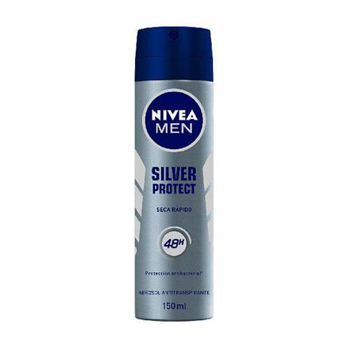 Antitranspirante-Nivea-Men-Silver-Protect-Aerosol-150-mL