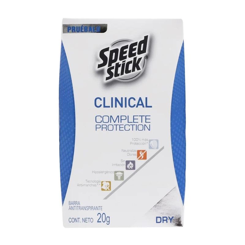 Antitranspirante-Speed-Stick-Clinical-Complete-Protection-Barra-20-g