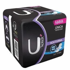 Kotex Nocturna Con Alas 10 Toallas