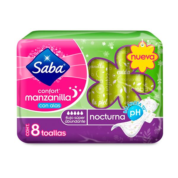 Saba-Nocturna-Manzanilla-Super-Abundante-Con-Alas-8-Toallas