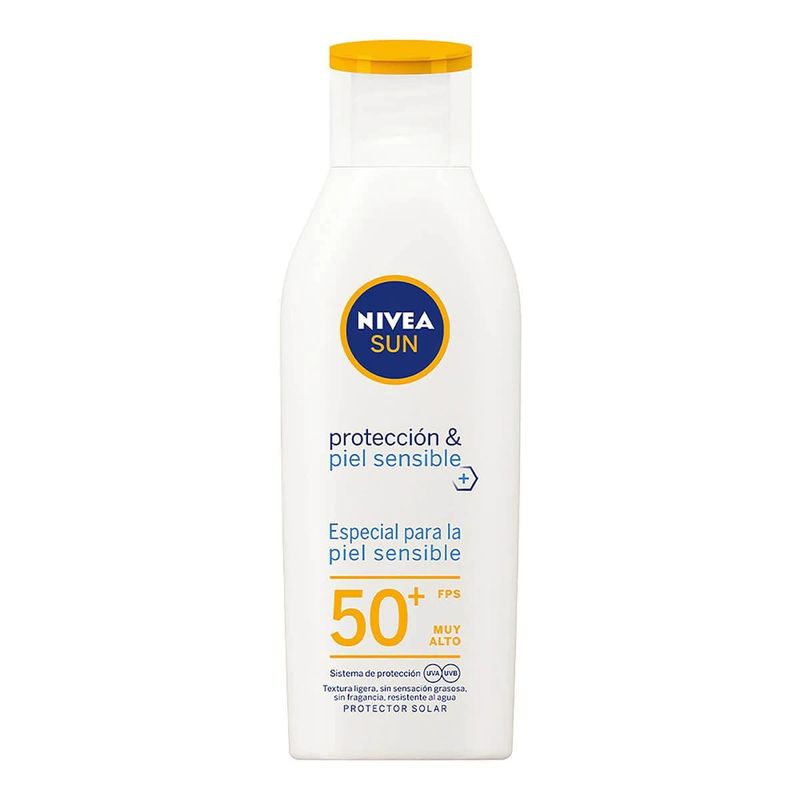 Protector-Solar-Nivea-Sun-Proteccion---Piel-Sensible-FPS-50-200-mL-