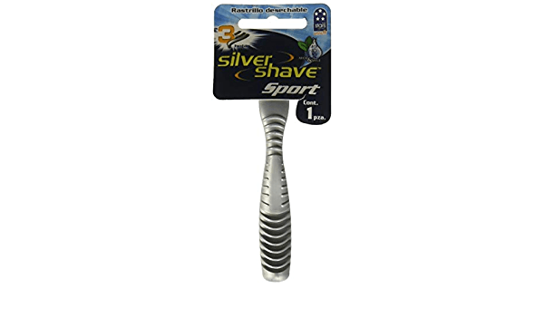 Rastrillo-Silver-Shave-Sport-3-Hojas-1-Pieza