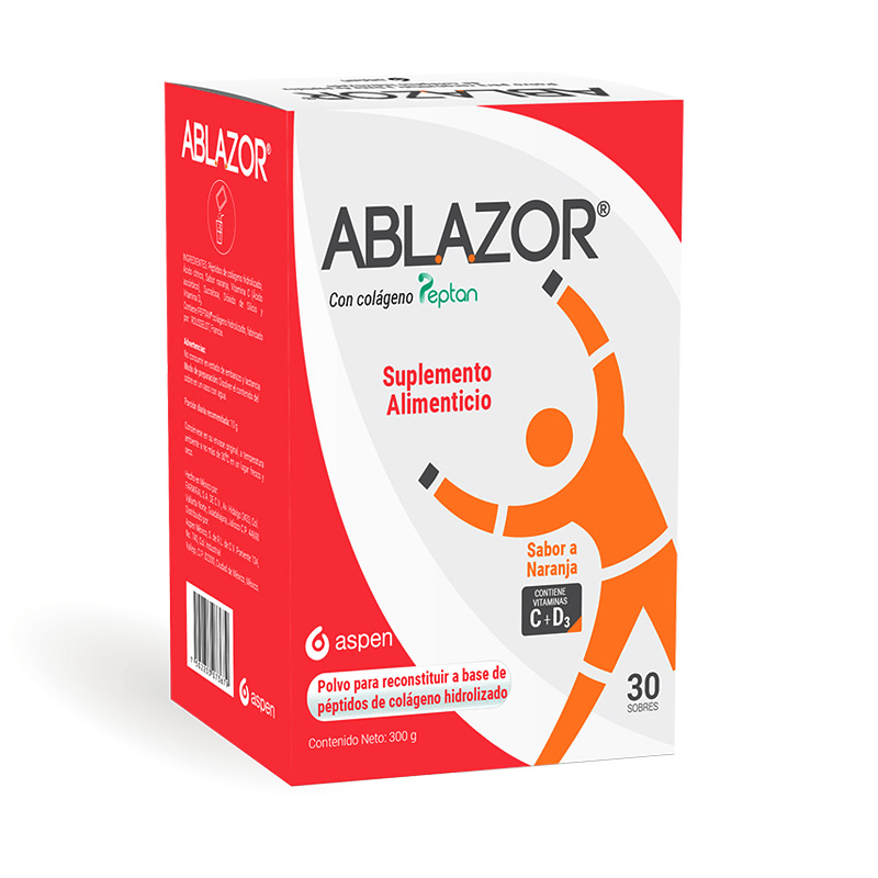 Ablazor 10 g Suplemento Alimeticio Sabor Naranja 30 Sobres - Farmacias ...