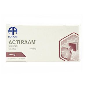 Actiraam Sildenafil 100 mg 10 Tabletas