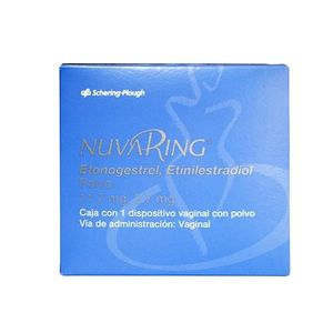 Nuvaring Polvo 11.7 mg / 2.7 mg 1 Dispositivo
