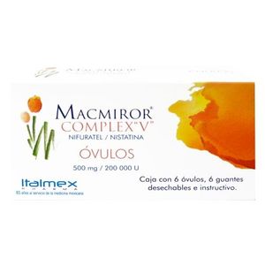 Macmiror Complex V 500 mg / 200 000 U 6 Ovulos