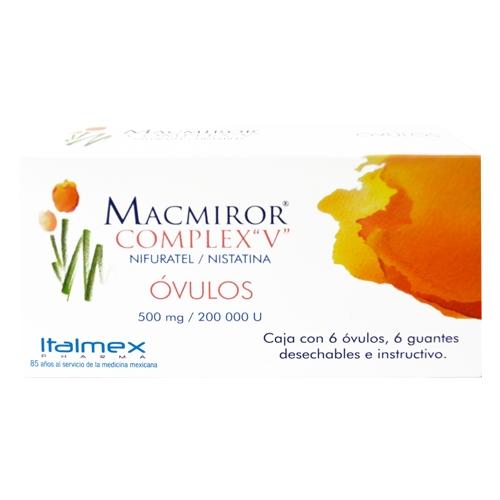 Macmiror Complex V 500 Mg 200 000 U 6 Ovulos Farmacias Klyns