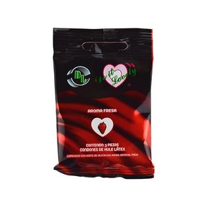 Condones D-L Fresa 3 Piezas