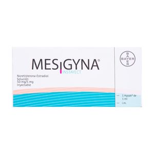 Mesigyna Solucion Inyectable 50 mg / 5 mg 1 mL