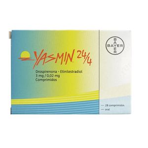 Yasmin 24/4 3 mg / 0.02 mg 28 Comprimidos