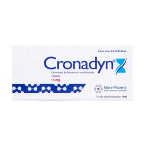 Cronadyn 15 mg 14 Tabletas