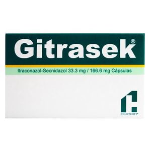 Gitrasek 33.3 mg / 166.6 mg 12 Capsulas