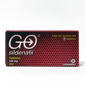 Go Sildenafil 100 mg 4 Tabletas