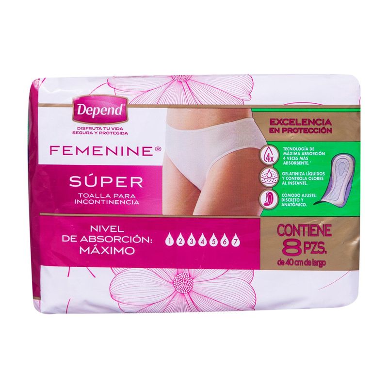Depend-Femenine-Super-8-Piezas