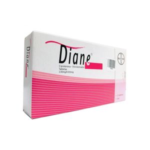 Diane 2 mg / 0.035 mg 21 Grajeas