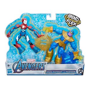 Avengers Bend and Flex Iron & Thanos 2 Pack
