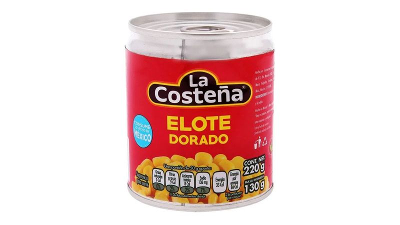 Elote Dorado La Costeña 220 g - Farmacias Klyns