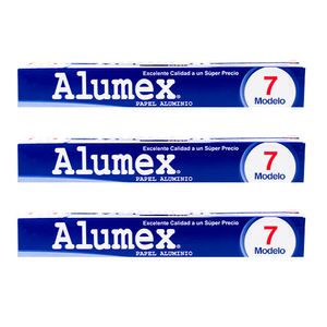Papel Aluminio Alumex 7.5 1 Pieza