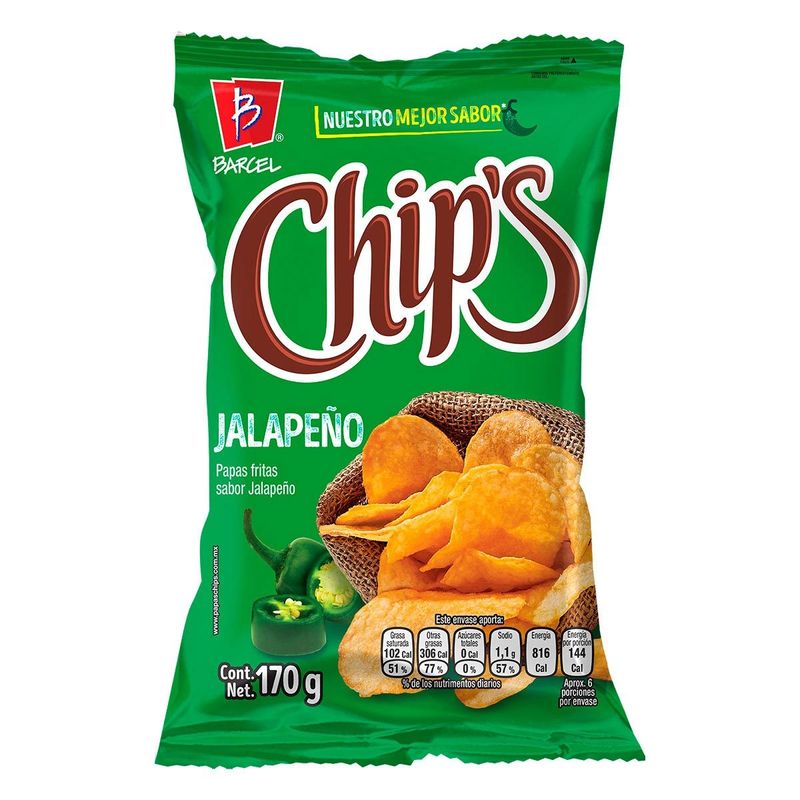 Chips-Barcel-Jalapeño-170-g