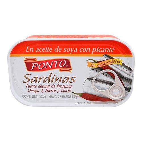 Sardina-en-Aceite-de-Soya-Ponto-120-g