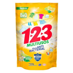 123 Antibacterial Liquido 1 L