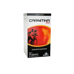 L-Carnitina Naturex 500 Mg 30 Capsulas