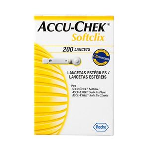 Lancetas Accu-Chek Soft Clix 200 Piezas