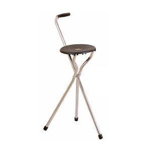 Baston De Aluminio Con Asiento 1 Pieza