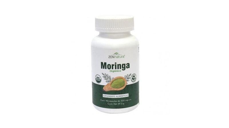 Moringa Zen Natura 550 mg 90 Capsulas - Farmacias Klyns