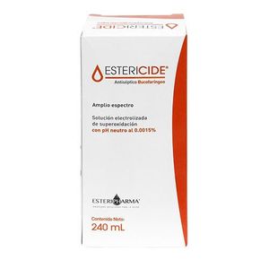 Estericide Bucofaringeo Solucion 0.0015% Frasco con 240 mL