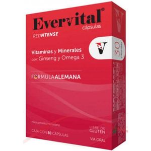 Evervital Red Ntense Multivitaminico 30 Capsulas