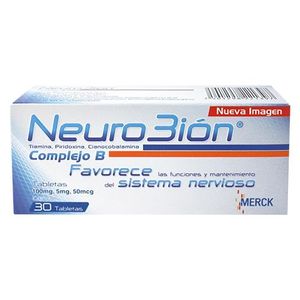 Neurobion 100 mg / 5 mg / 50 mcg 30 Tabletas