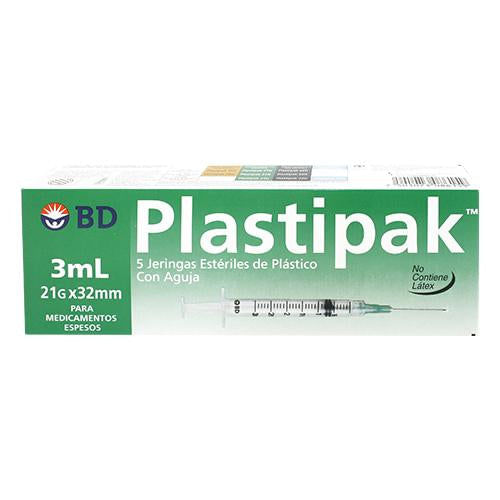 Jeringa-BD-Plastipak-3-mL-21G-x-32mm-5-Piezas