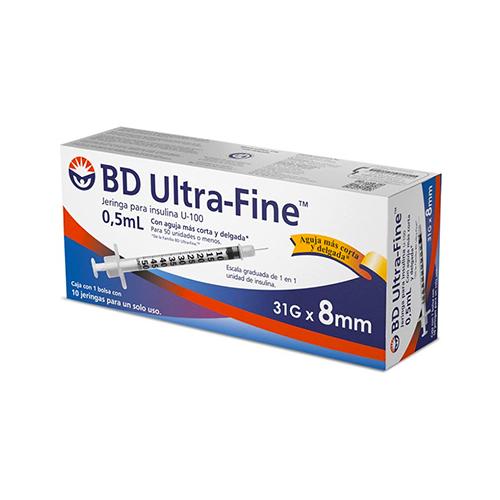 Jeringa-para-Insulina-BD-Ultra-Fine-0.5-mL-31G-x-8mm-10-Piezas