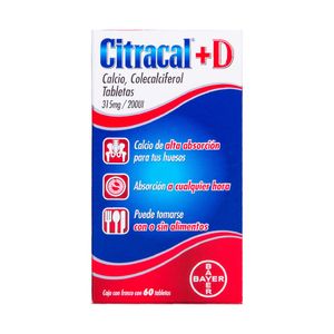 Citracal + D 315 mg / 200 UI 60 Tabletas