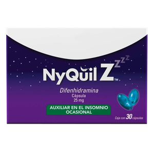 NyQuil Z 25 mg 30 Capsulas