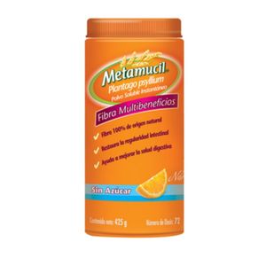 Metamucil Naranja 425 g 72 Dosis