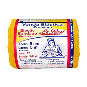 Venda Elastica Le Roy 5 cm x 5 cm 1 Pieza