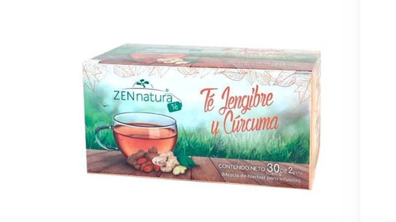 Te de Jengibre y Curcuma Zen Natura 30 Sobres de 2 g - Farmacias Klyns