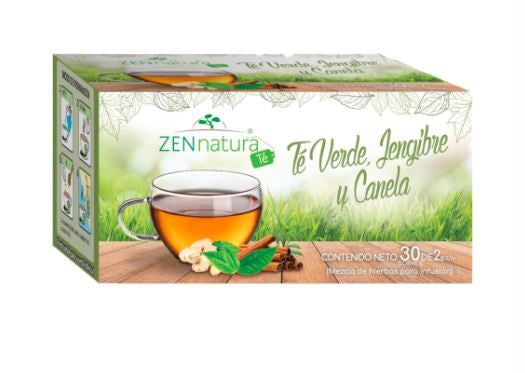 Te-Verde-Jengibre-Canela-Zen-Natura-30-Sobres-de-2-g