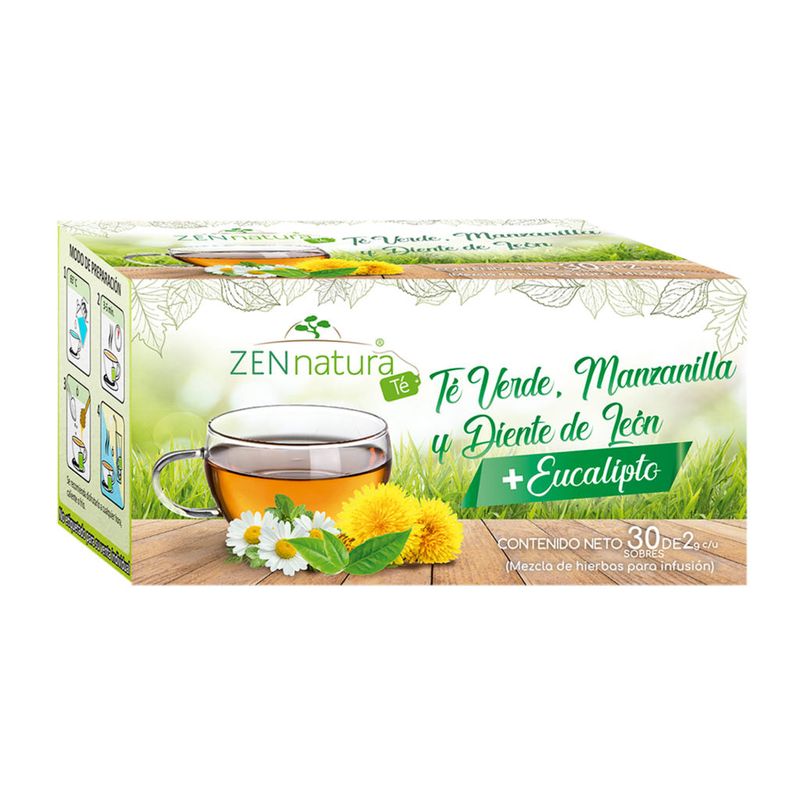 Te-verde-Manzanilla-y-Diente-de-Leon-Zen-Natura-30-Sobres-