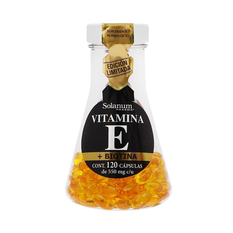 Solanum-Vitamina-E---Biotina-550-mg-120-Capsulas
