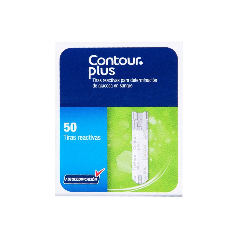 Contour Plus 50 Tiras Reactivas - Farmacias Klyns