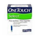 Tiras Reactivas Select One Touch 25 Piezas